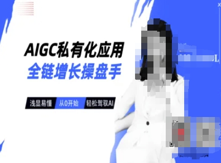 AIGC私有化应用全链增长操盘手,浅显易懂,从0开始轻松,驾驭AI-云创网