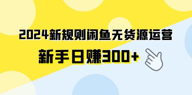(9522期)2024新规则闲鱼无货源运营新手日赚300+-易创云