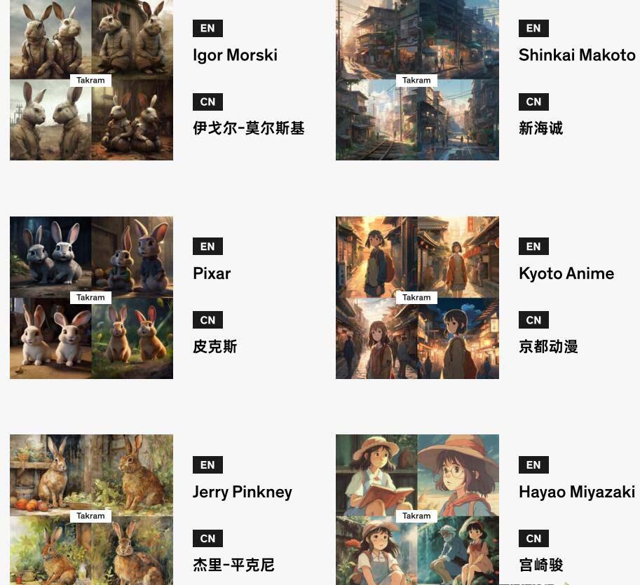 图片[1]-Midjourney辞典AIGC中英双语图文辞典+提示关键词Prompt大全-易创云