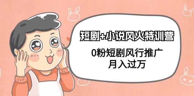 (9374期)短剧+小说风火特训营，0粉短剧风行推广，月入过万(102节课)-易创云