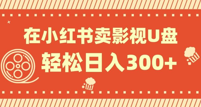 在小红书上卖影视U盘，轻松日入300+，操作简单，小白可轻松上手-易创云