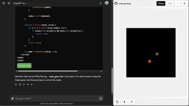 ChatGPT Code Preview｜AI编程预览工具-易创云
