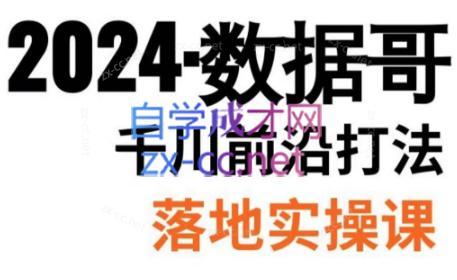 数据哥·2024年千川前沿打法落地实操课-易创云