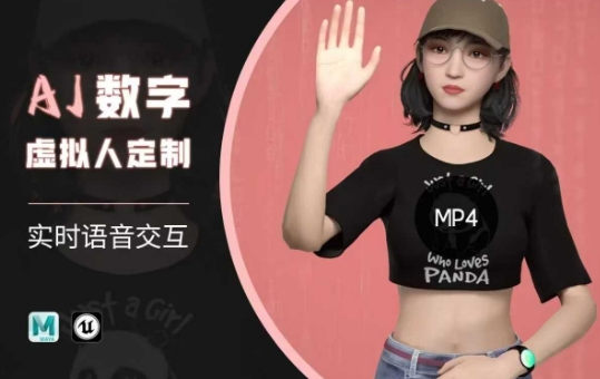 Ai数字人虚拟(智能体)实时语音交互特训营，​自行定制超写实角色AI数字人交互技术-易创云