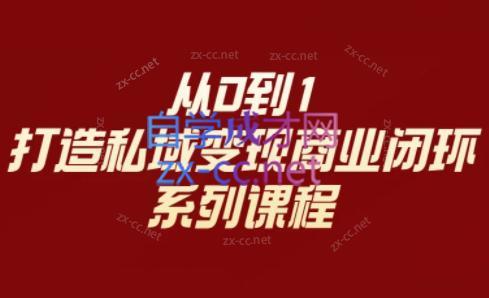 李润老师·从0到1打造私域变现商业闭环-易创云
